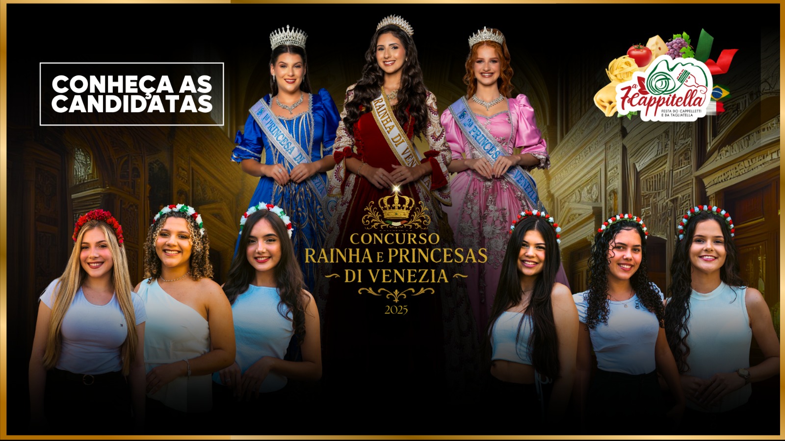 Elas brilham em Nova Venécia! Veja quem disputa a coroa da Cappitella 2025